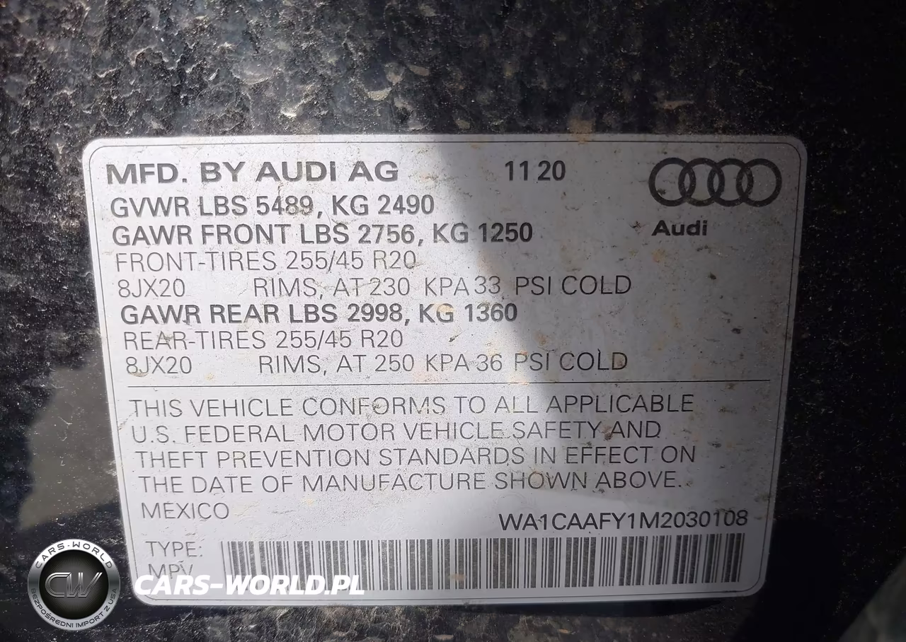 2021 Audi Q5 Prestige 45 Tfsi Quattro S Tronic VIN:WA1CAAFY1M2030108 - 9