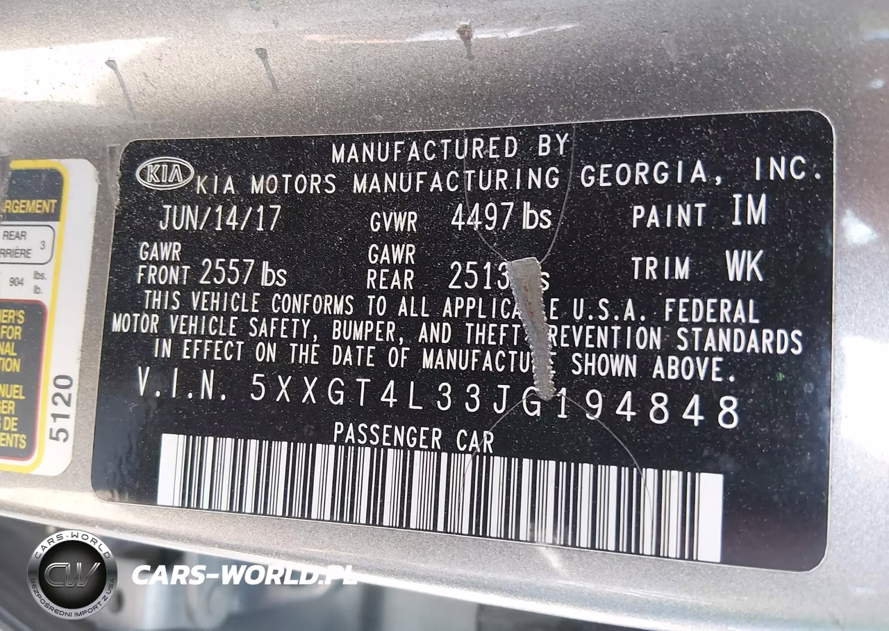 2018 Kia Optima Lx VIN:5XXGT4L33JG194848 - 9