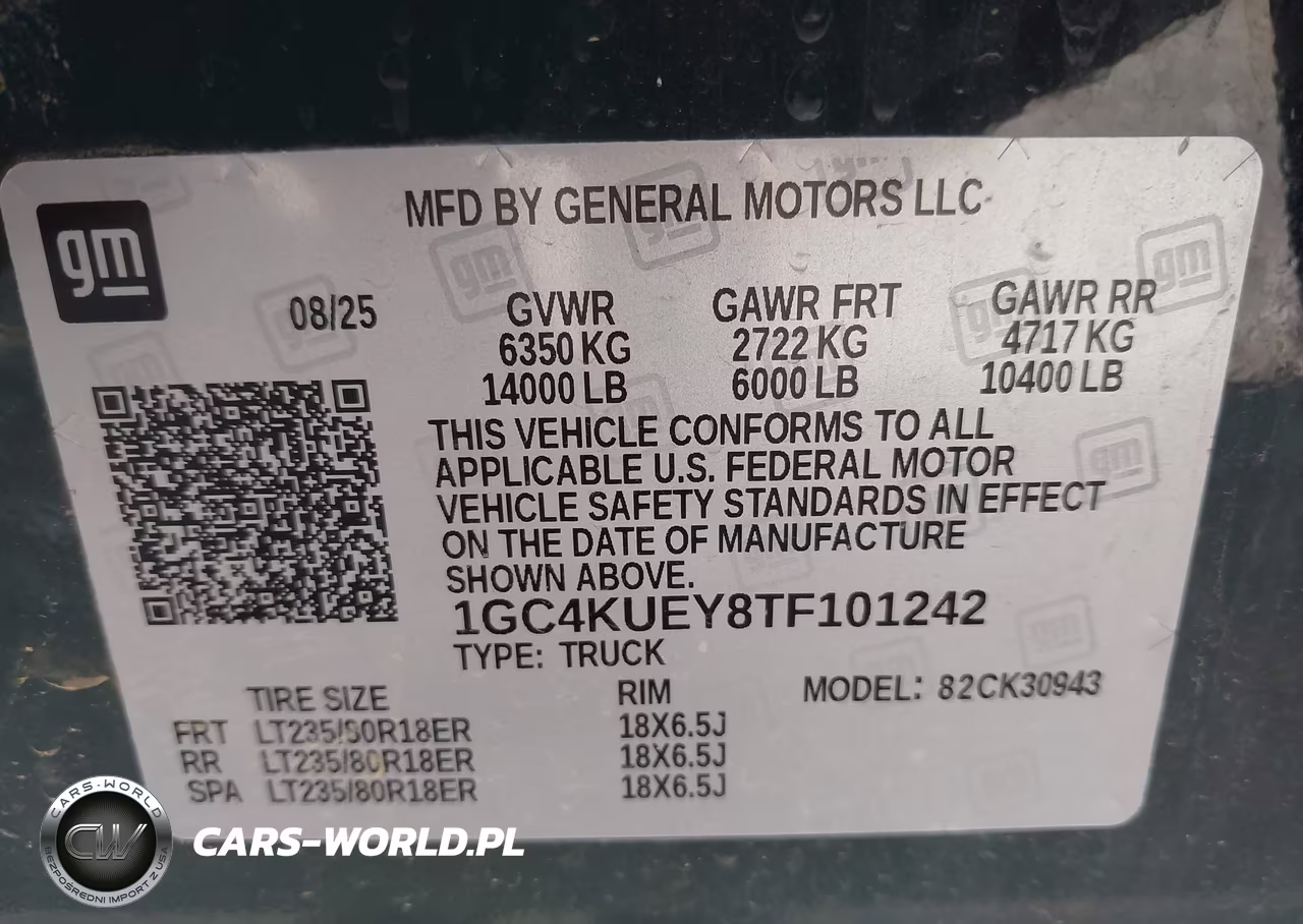 2026 Chevrolet Silverado 3500 Hd , Long Bed, Ltz Dual Rear Wheel, Rwd VIN:1GC4KUEY8TF101242 - 8