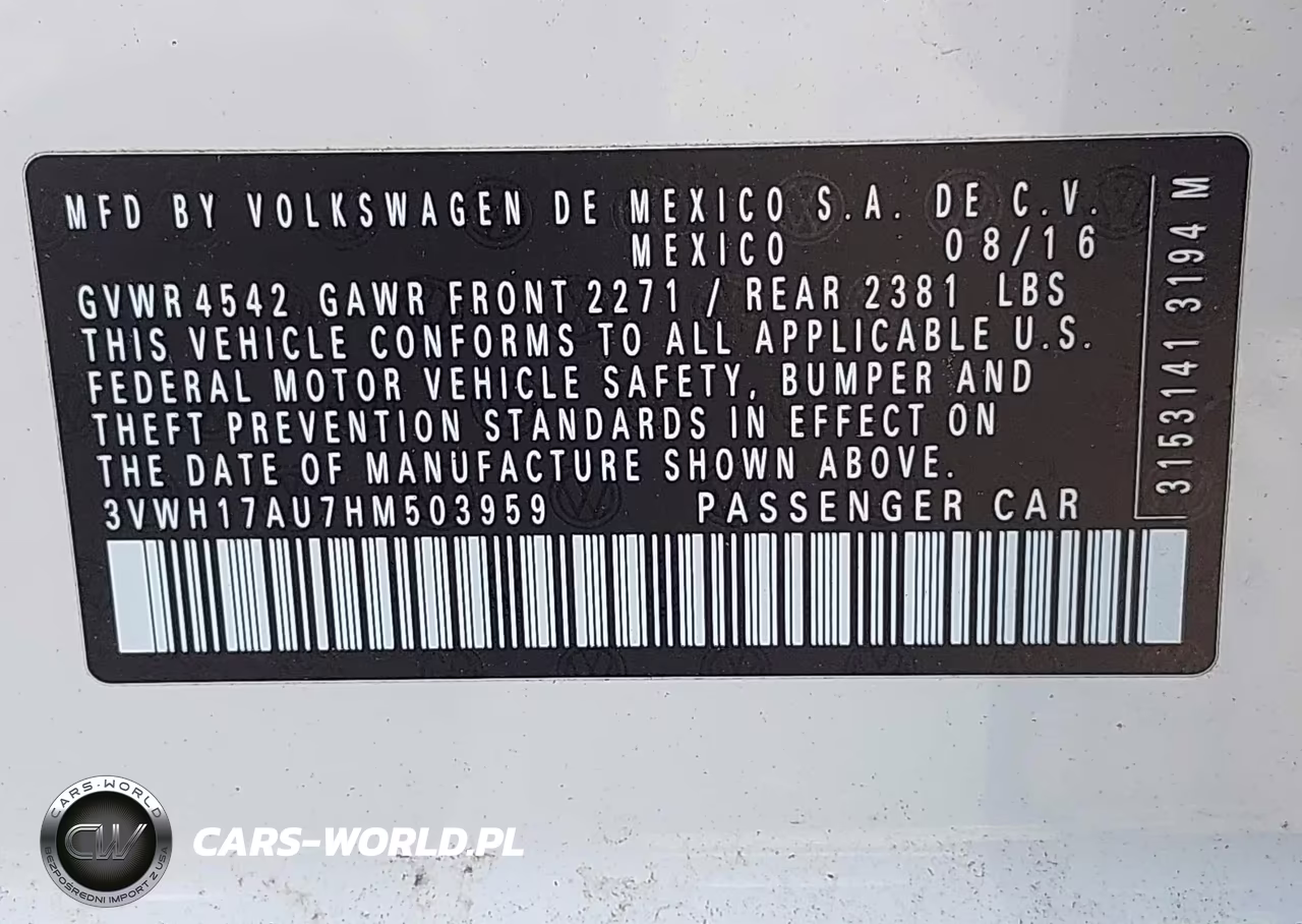 2017 Volkswagen Golf Alltrack Tsi Sel VIN:3VWH17AU7HM503959 - 9