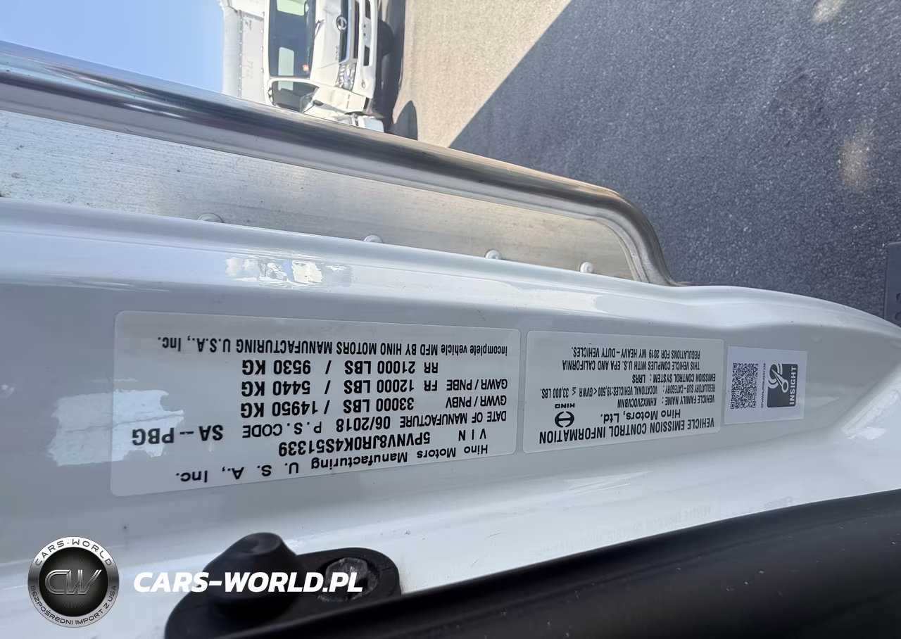 2019 Hino 338 Box Truck VIN:5PVNV8JR0K4S51339 - 14