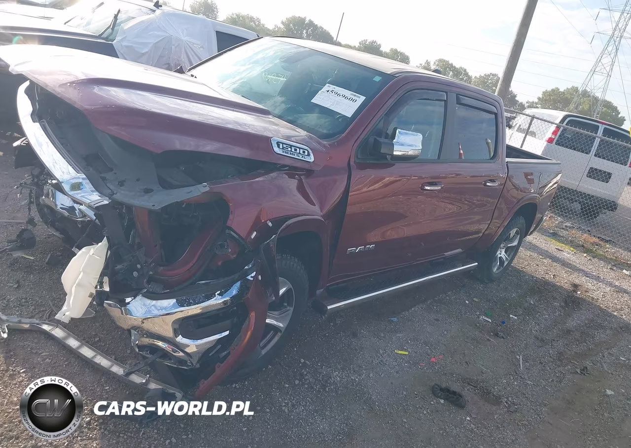 2019 Ram 1500 Laramie 4X4 5'7 Box VIN:1C6SRFJT9KN787540 - 2