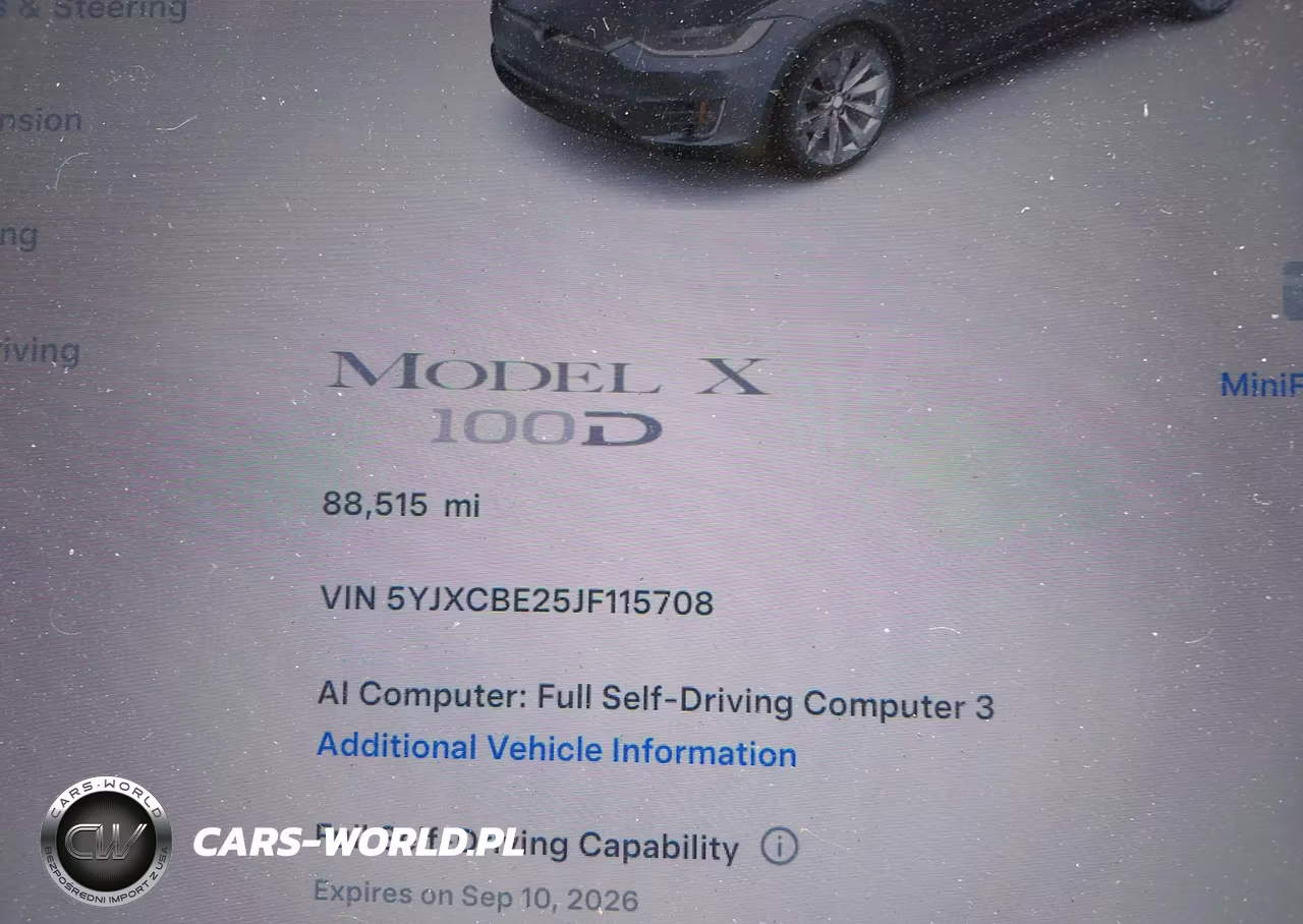 2018 Tesla Model X 100D-75D-P100D VIN:5YJXCBE25JF115708 - 7