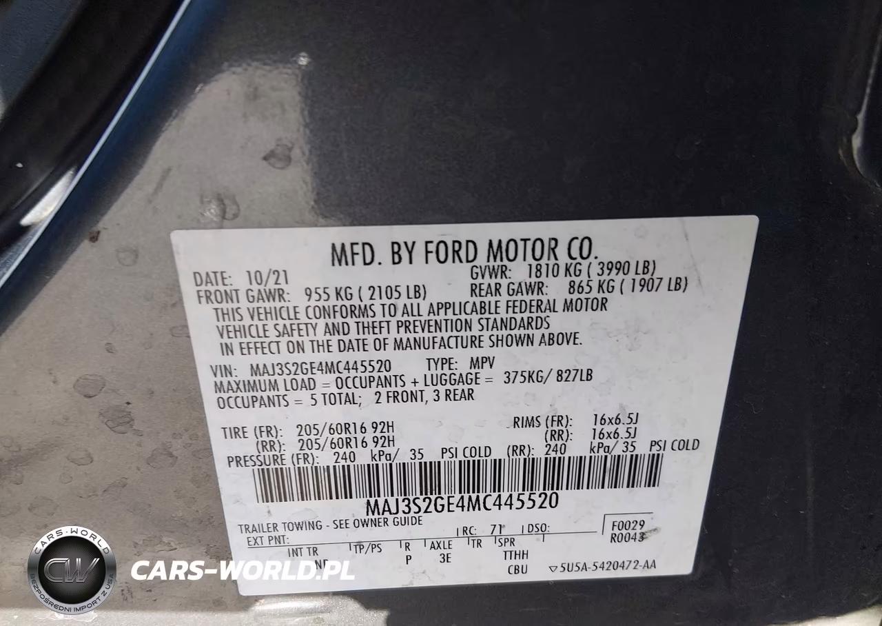 2021 Ford Ecosport Se VIN:MAJ3S2GE4MC445520 - 9