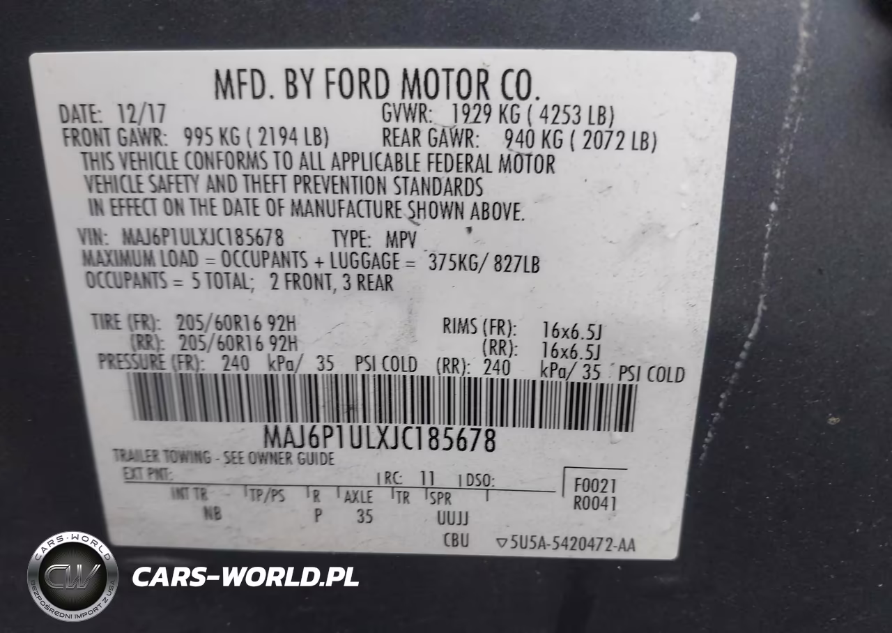 2018 Ford Ecosport Se VIN:MAJ6P1ULXJC185678 - 9