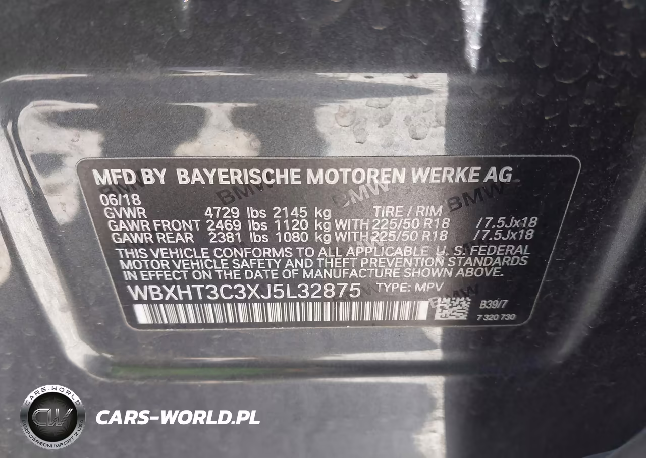 2018 BMW X1 xDrive28I VIN:WBXHT3C3XJ5L32875 - 9
