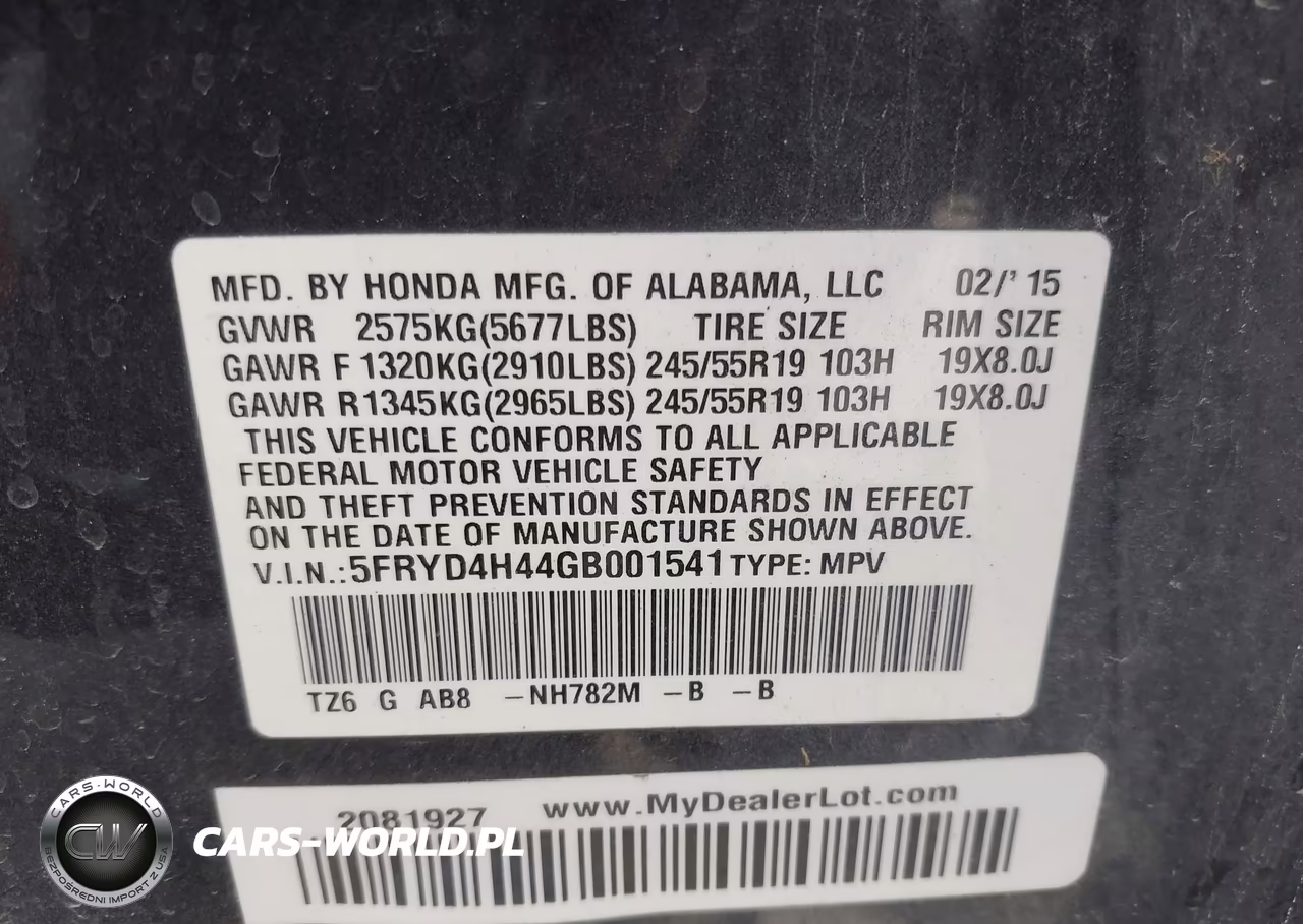 2016 Acura Mdx Technology Acurawatch Plus Packages-Technology Package VIN:5FRYD4H44GB001541 - 9