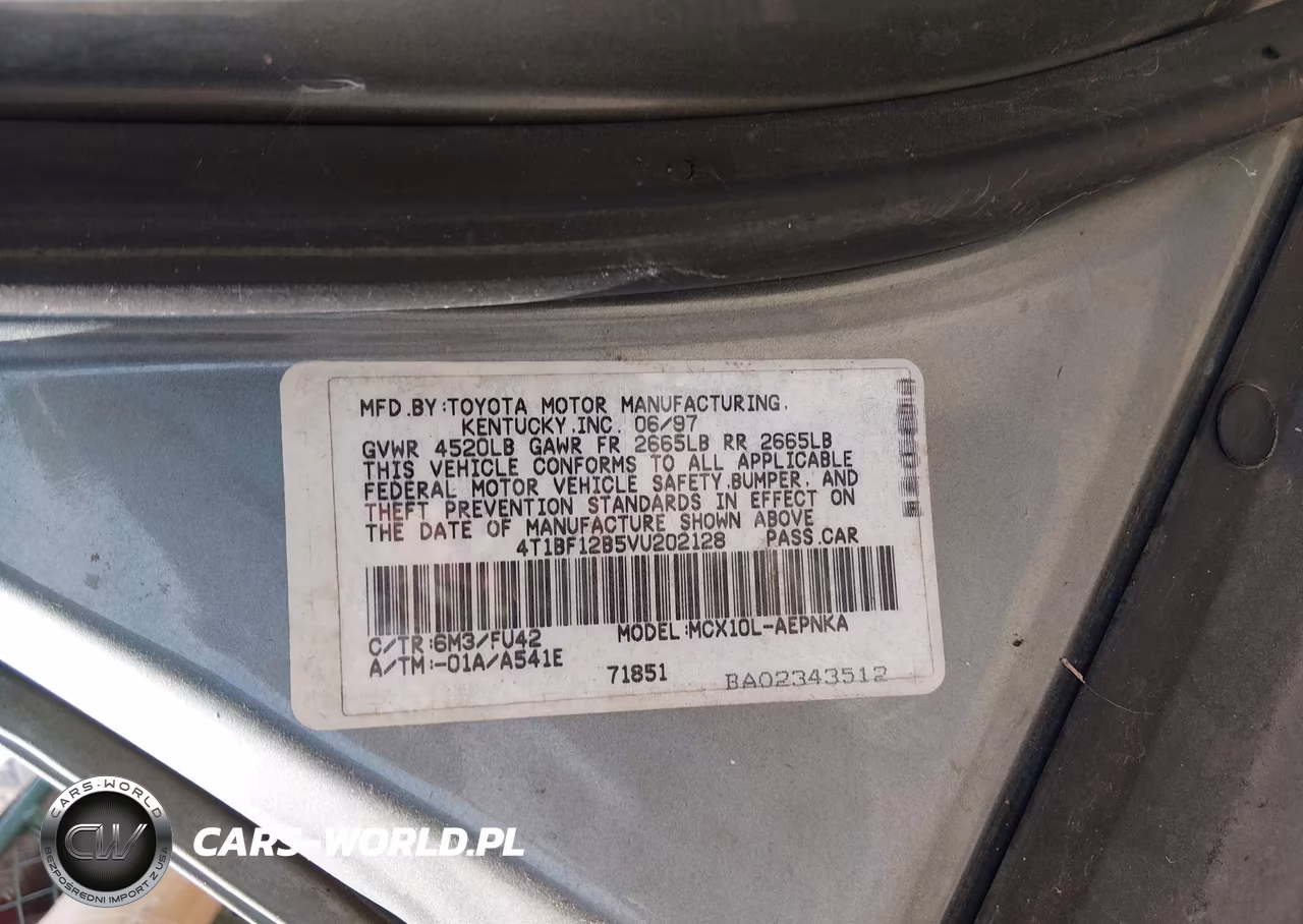 1997 Toyota Avalon Xl VIN:4T1BF12B5VU202128 - 9