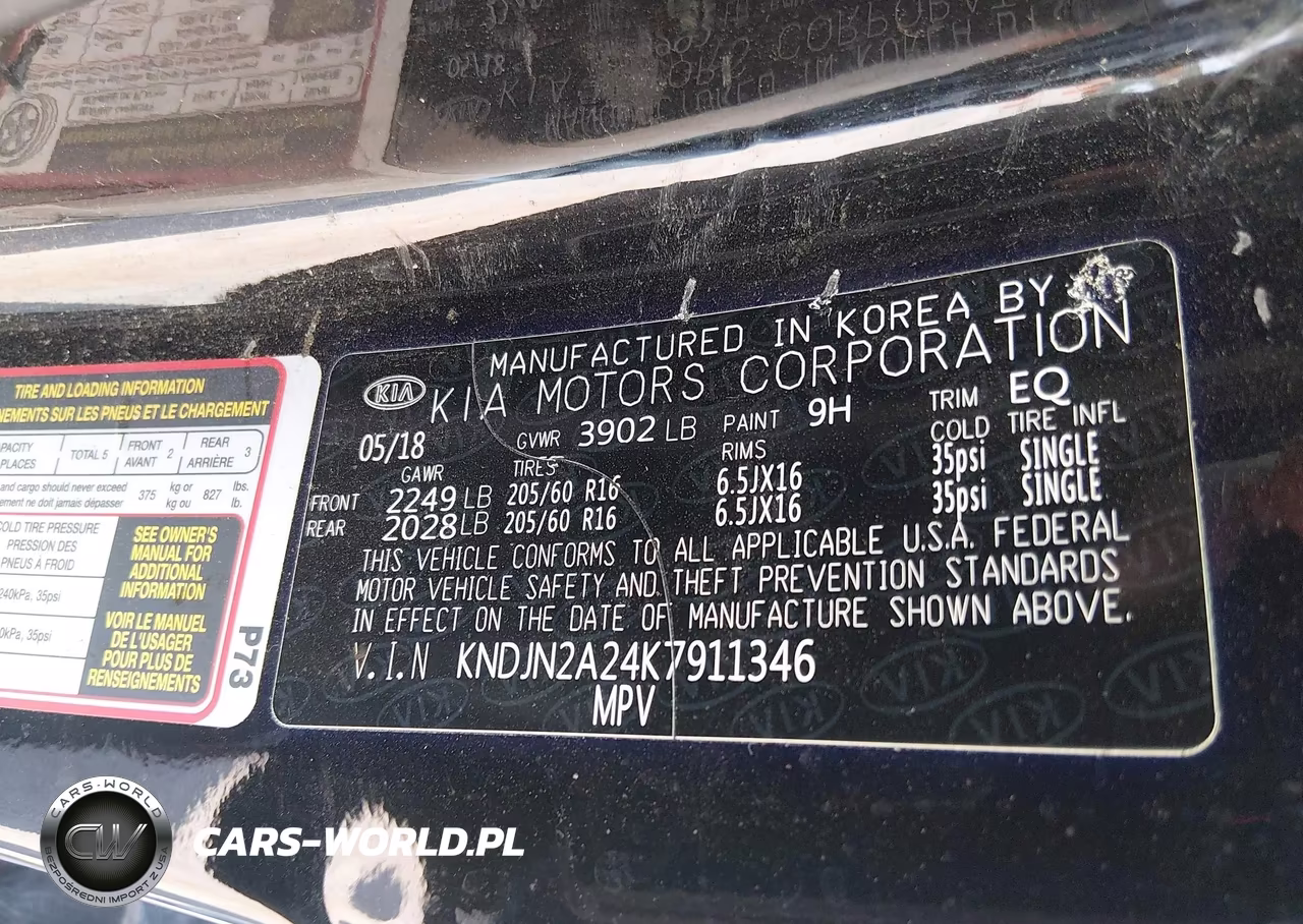 2019 Kia Soul VIN:KNDJN2A24K7911346 - 9