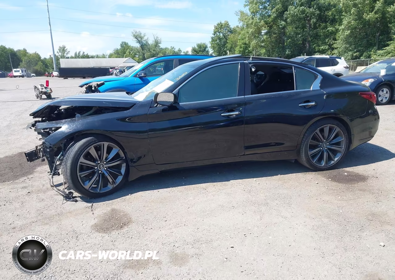 2018 Infiniti Q50 3.0T Luxe VIN:JN1EV7AR2JM432146 - 2