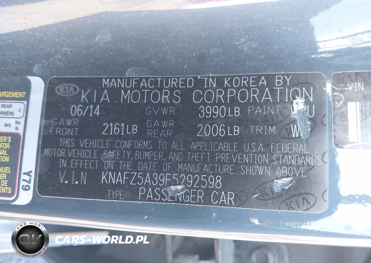 2015 Kia Forte Sx VIN:KNAFZ5A39F5292598 - 9