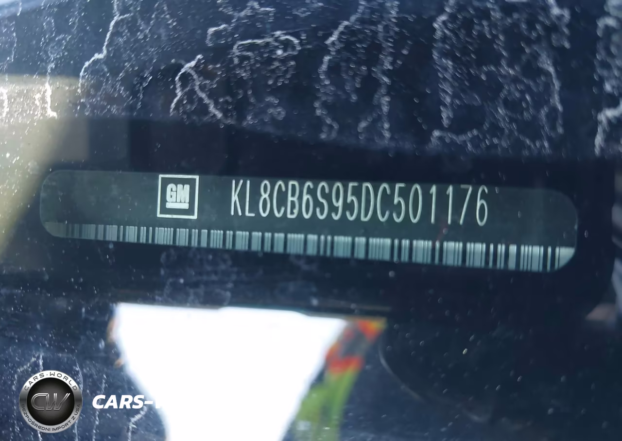 2013 Chevrolet Spark Ls Auto VIN:KL8CB6S95DC501176 - 9