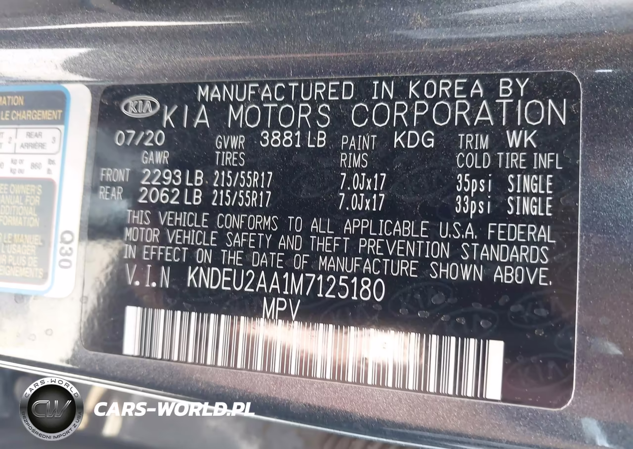 2021 Kia Seltos S VIN:KNDEU2AA1M7125180 - 9
