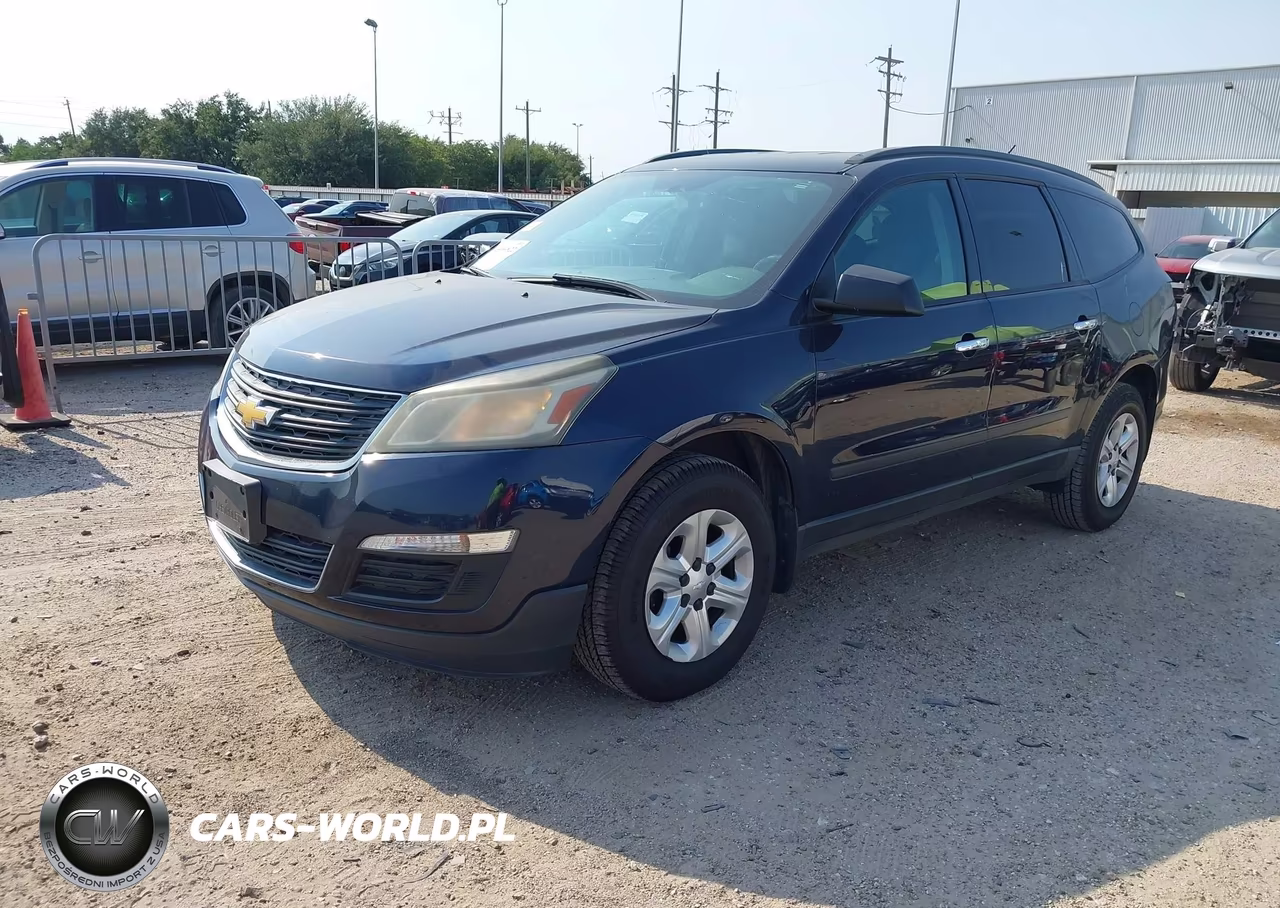 2015 Chevrolet Traverse Ls VIN:1GNKRFED8FJ372886 - 2