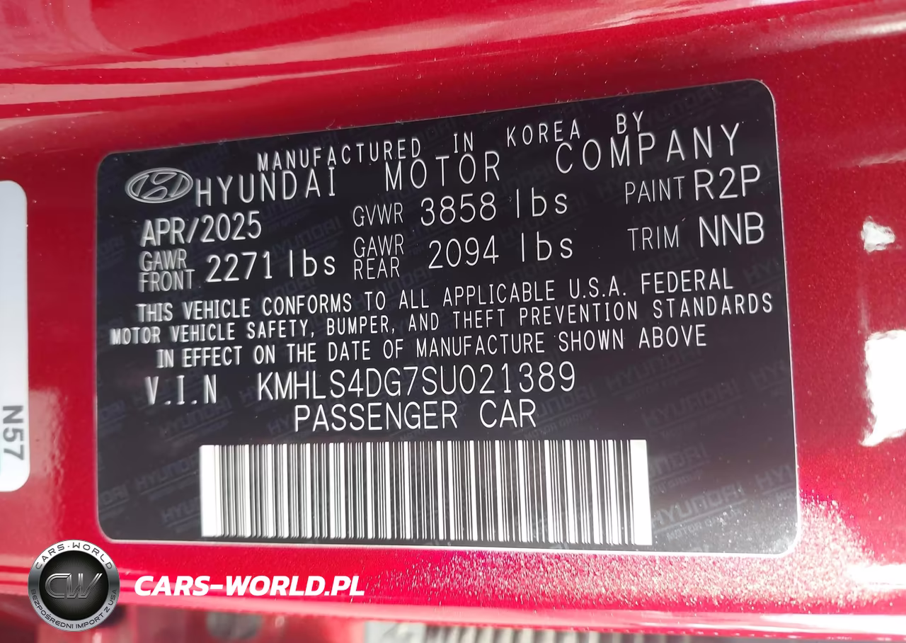 2025 Hyundai Elantra Sel Convenience VIN:KMHLS4DG7SU021389 - 9
