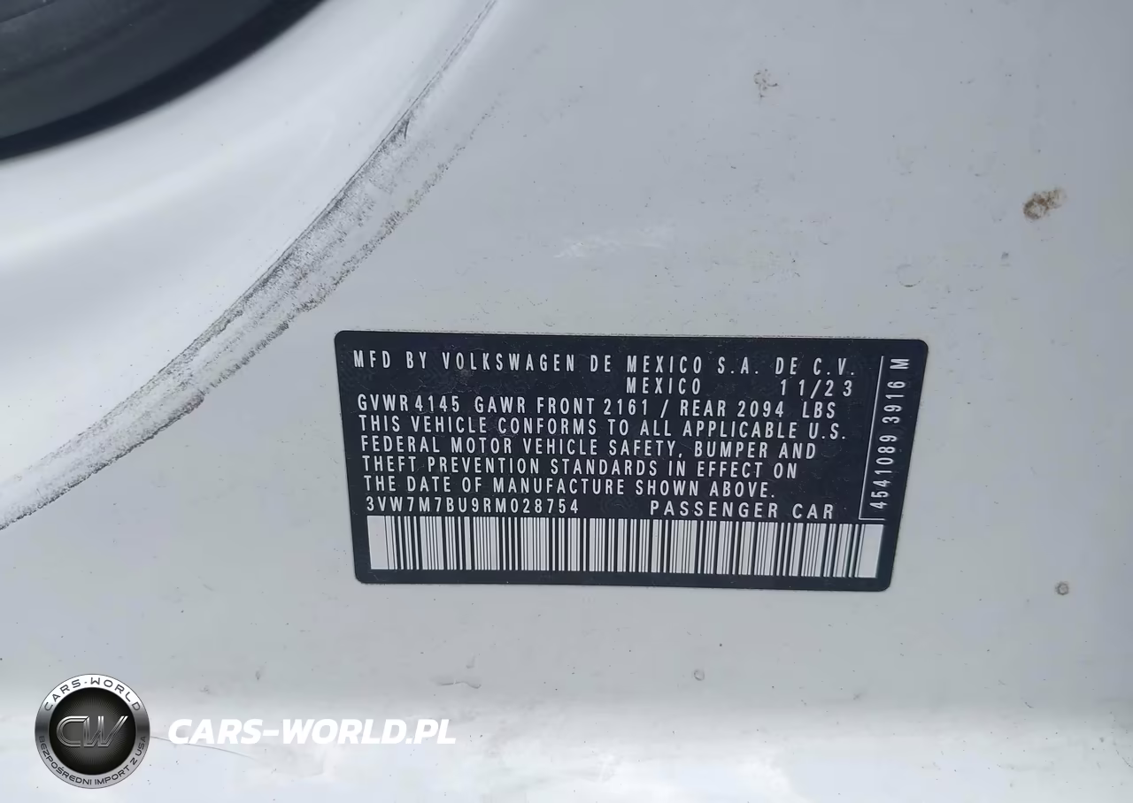 2024 Volkswagen Jetta 1.5T Se VIN:3VW7M7BU9RM028754 - 9