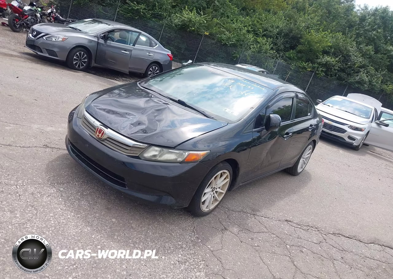 2012 Honda Civic Lx VIN:19XFB2F5XCE327133 - 2
