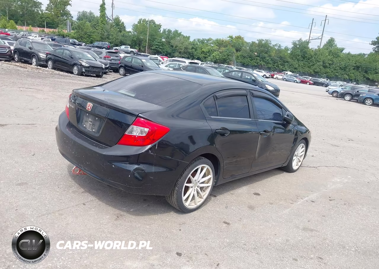 2012 Honda Civic Lx VIN:19XFB2F5XCE327133 - 4