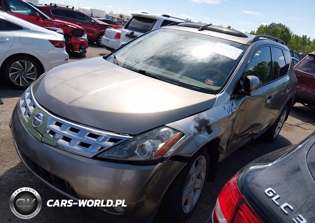 2004 Nissan Murano Sl VIN:JN8AZ08W94W306818 - 2