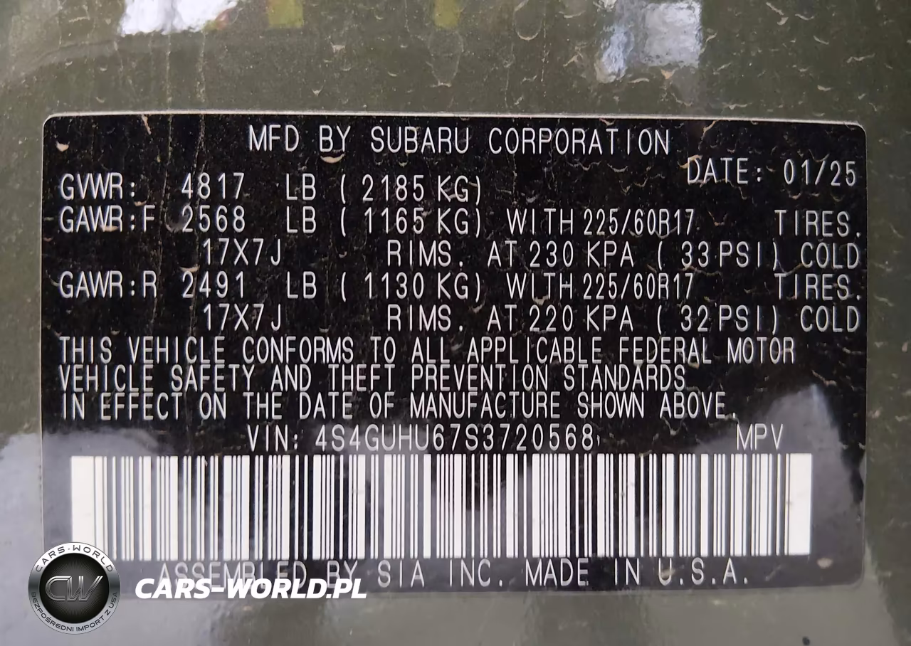 2025 Subaru Crosstrek Wilderness VIN:4S4GUHU67S3720568 - 9