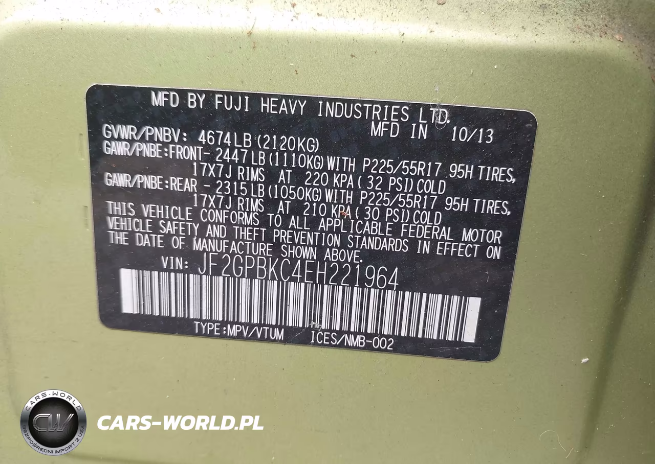 2014 Subaru Xv Crosstrek Hybrid 2.0I Touring VIN:JF2GPBKC4EH221964 - 9