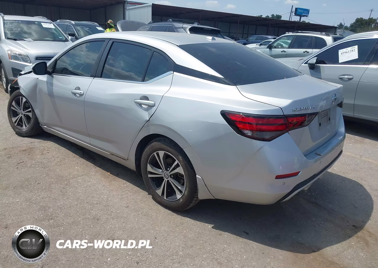 2021 Nissan Sentra Sv Xtronic Cvt VIN:3N1AB8CV2MY217505 - 3