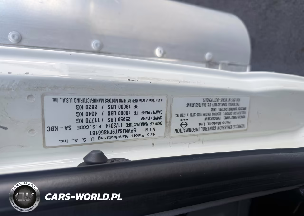 2015 Hino 268A Box Truck VIN:5PVNJ8JT9F4S56181 - 14