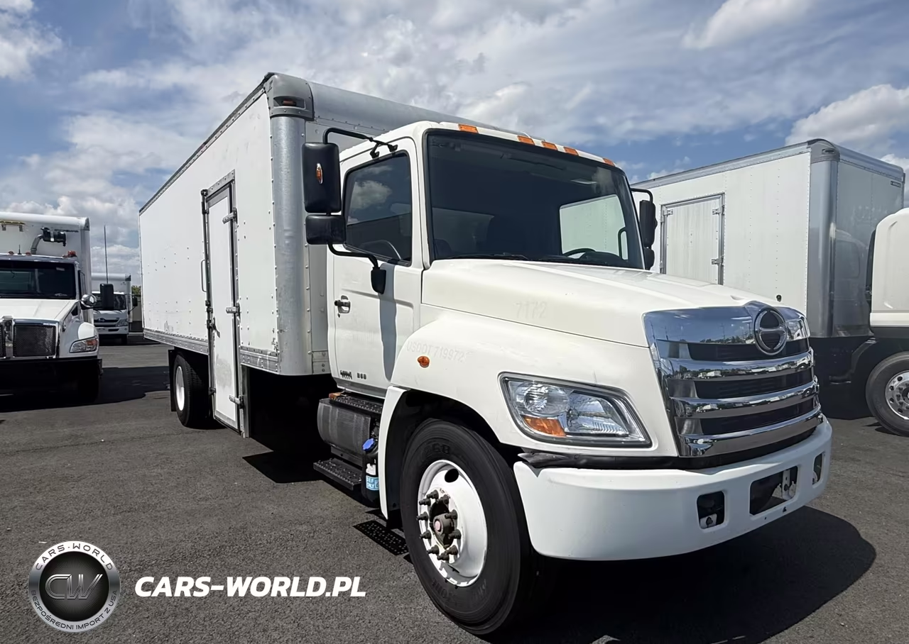 2015 Hino 268A Box Truck VIN:5PVNJ8JT9F4S56181 - 2