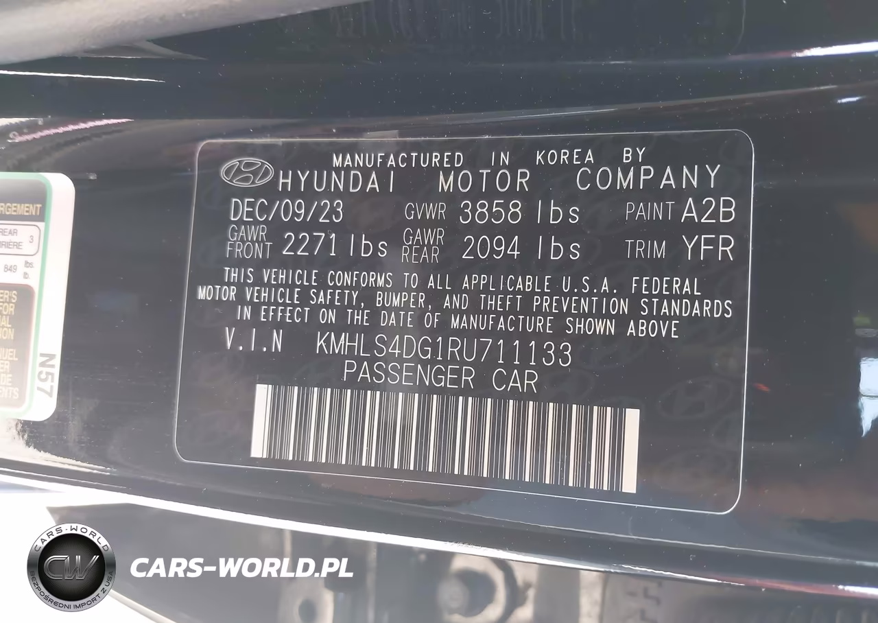 2024 Hyundai Elantra Sel VIN:KMHLS4DG1RU711133 - 9