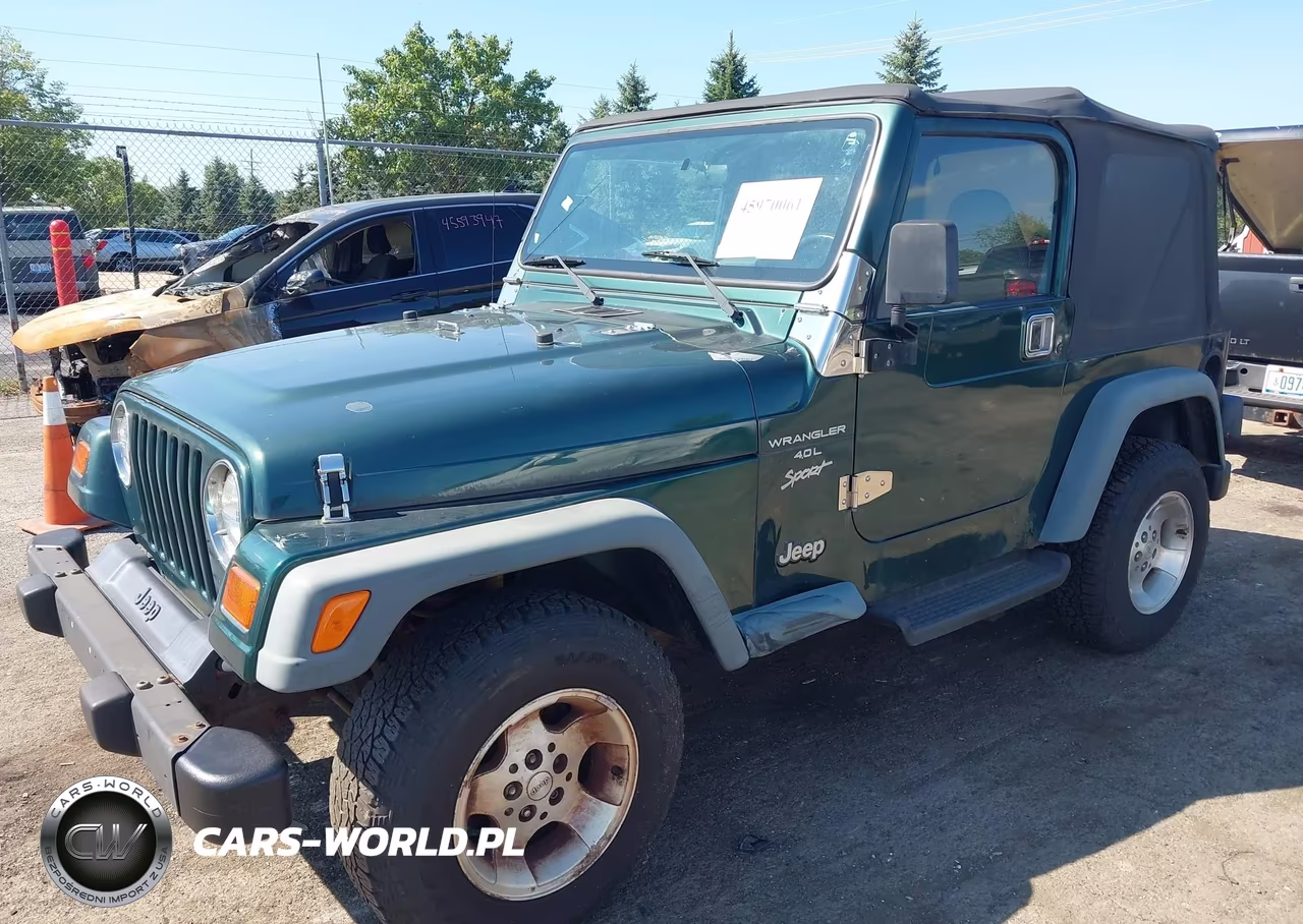 1999 Jeep Wrangler Sport VIN:1J4FY19SXXP494229 - 2