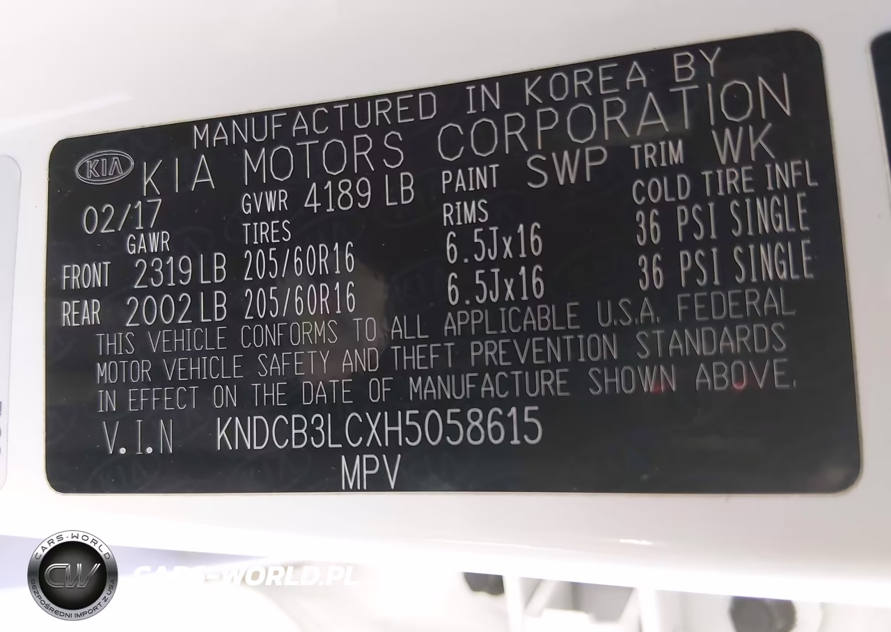 2017 Kia Niro Lx VIN:KNDCB3LCXH5058615 - 9