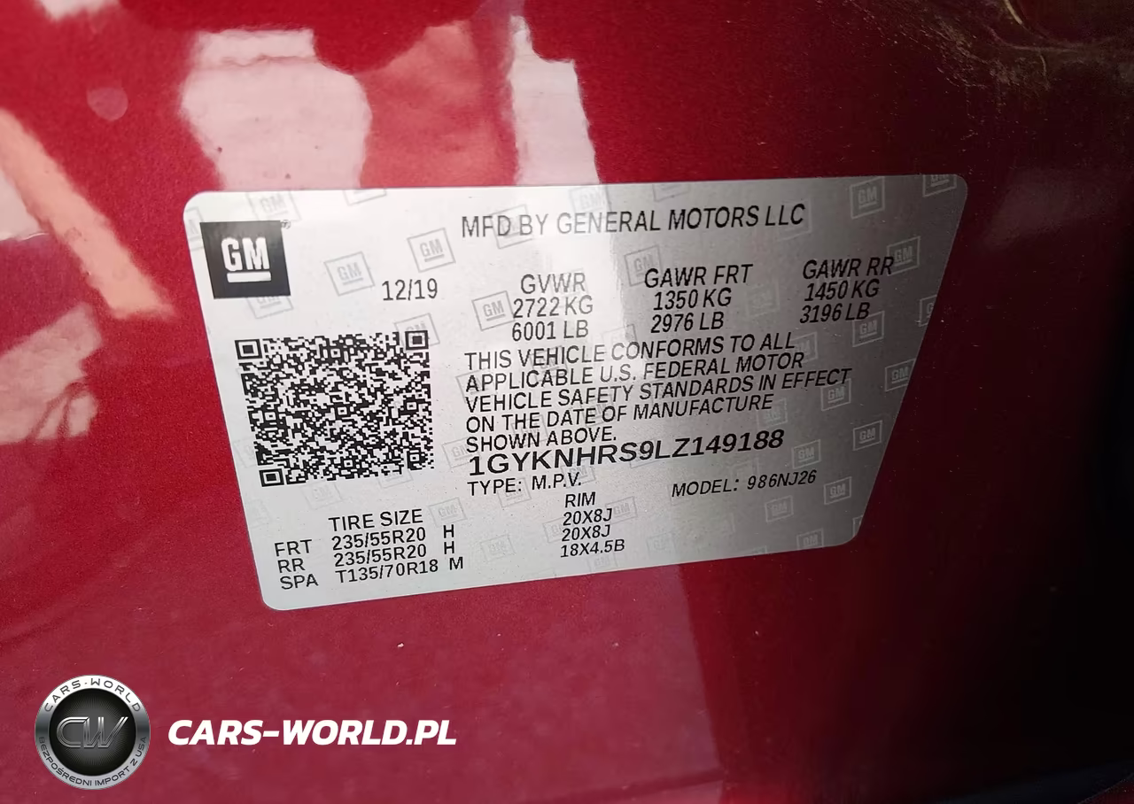 2020 Cadillac Xt5 Awd Sport VIN:1GYKNHRS9LZ149188 - 9