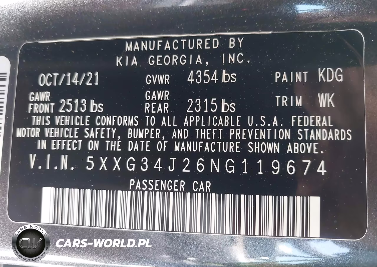 2022 Kia K5 Ex VIN:5XXG34J26NG119674 - 9