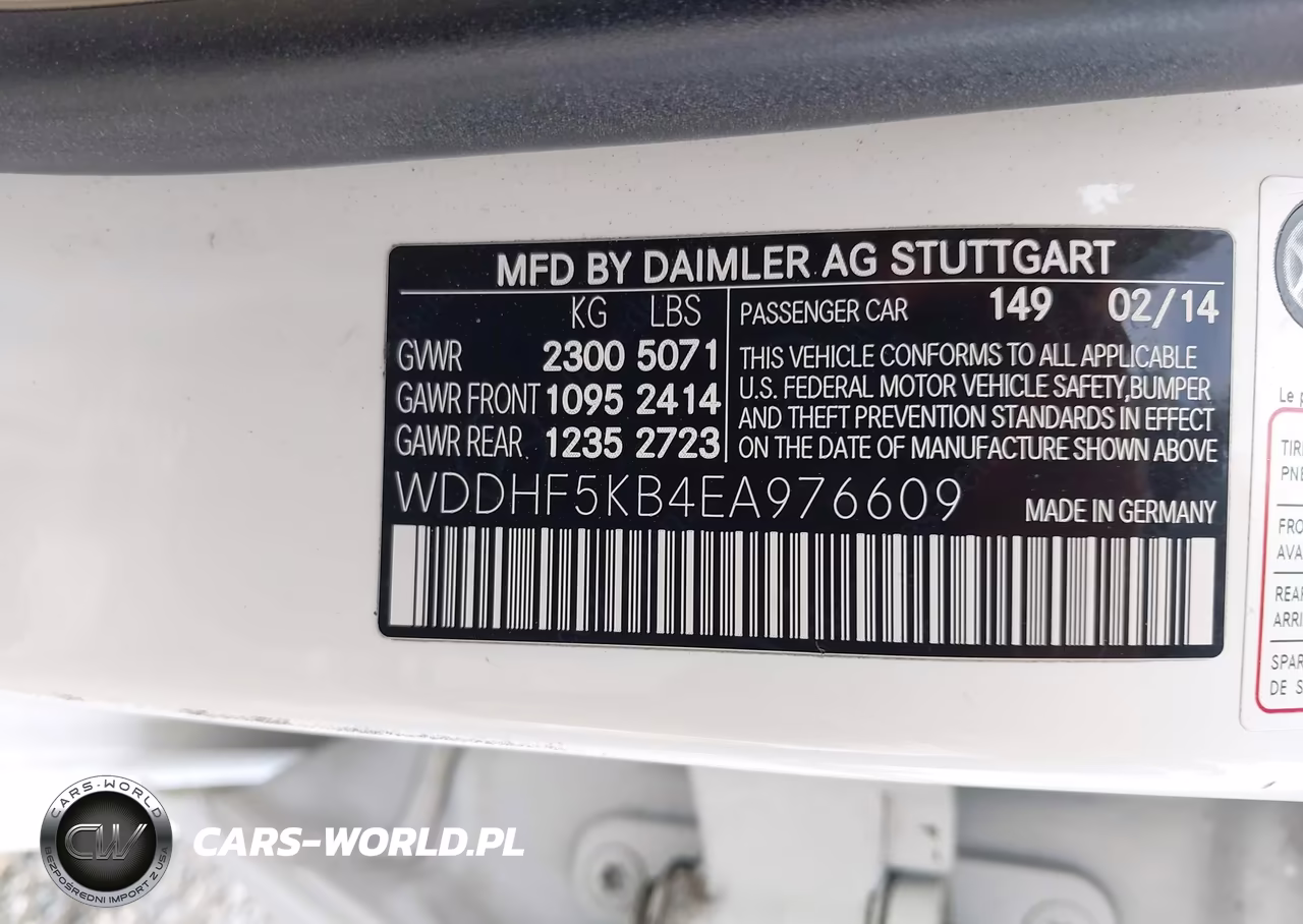 2014 Mercedes-Benz E 350 VIN:WDDHF5KB4EA976609 - 9