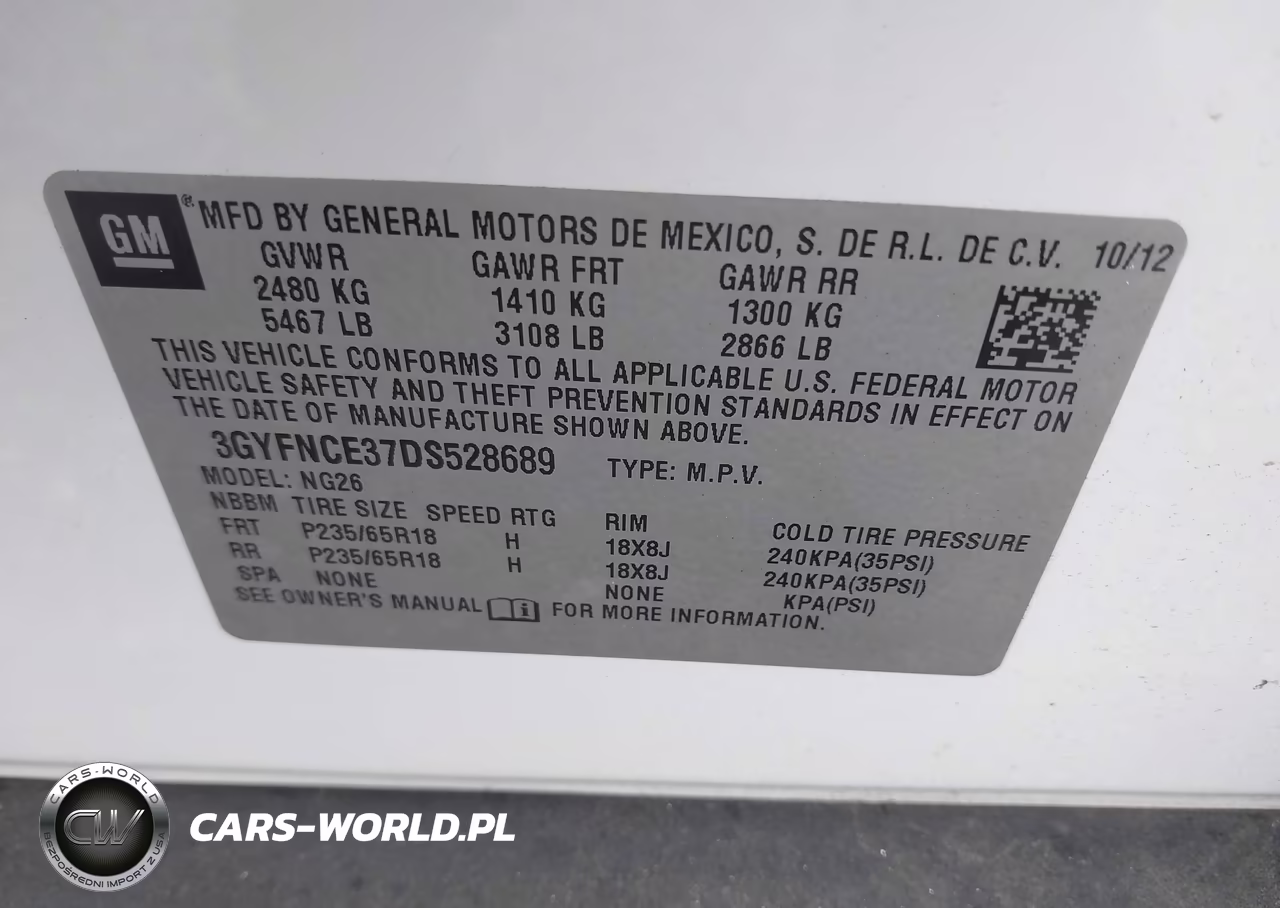 2013 Cadillac Srx Luxury Collection VIN:3GYFNCE37DS528689 - 9