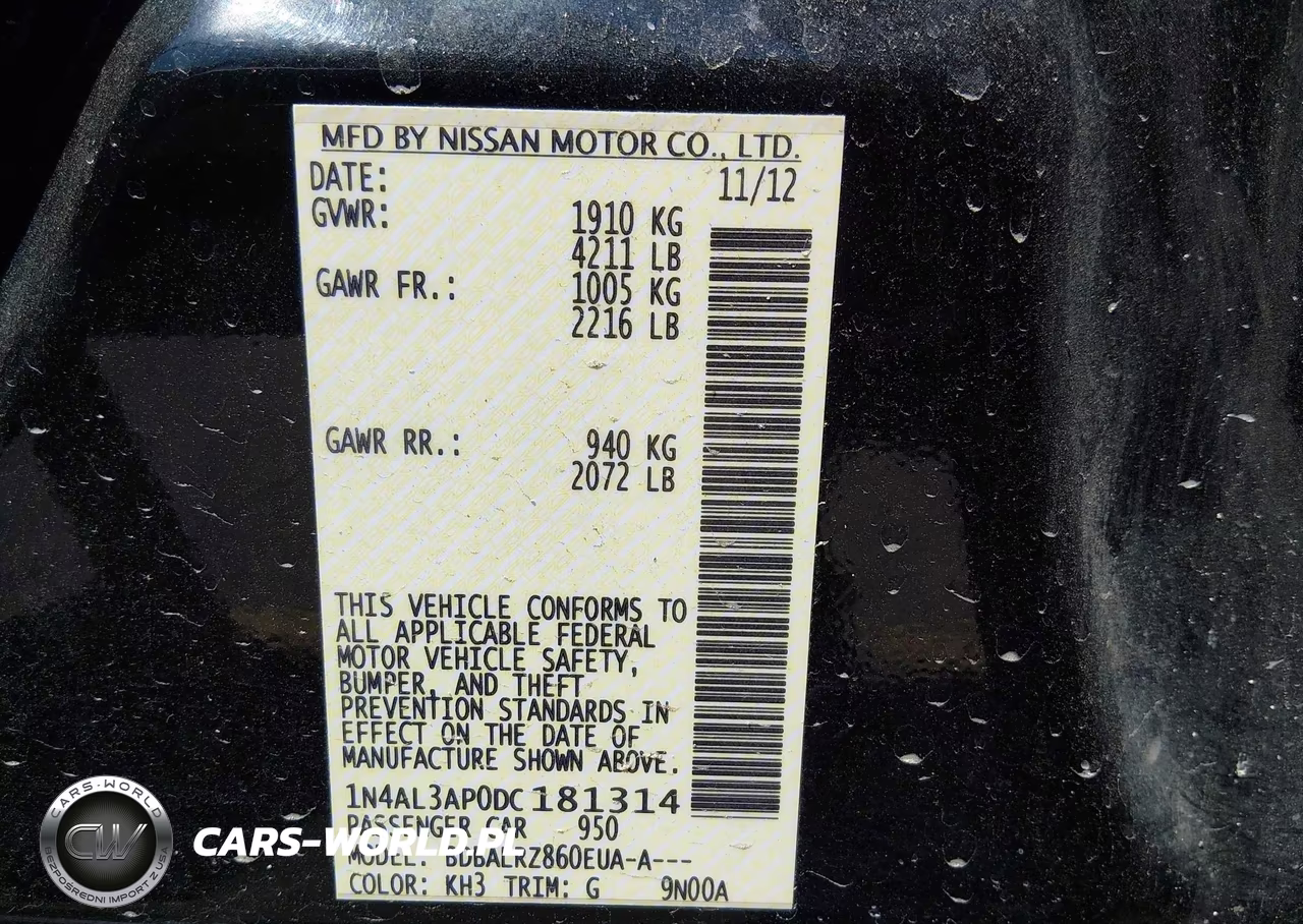 2013 Nissan Altima 2.5 S VIN:1N4AL3AP0DC181314 - 9
