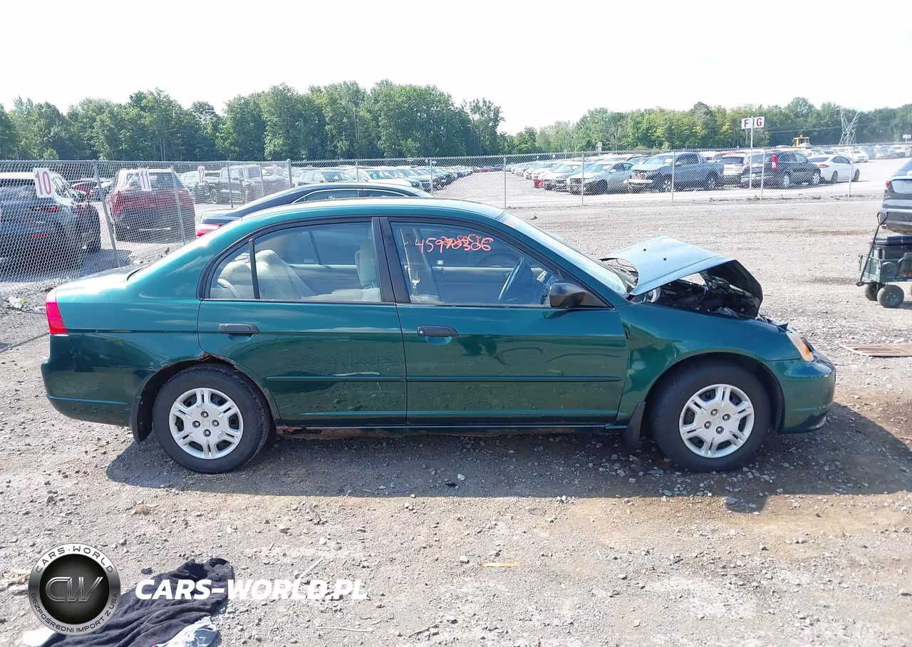 2001 Honda Civic Lx VIN:2HGES16531H609347 - 13