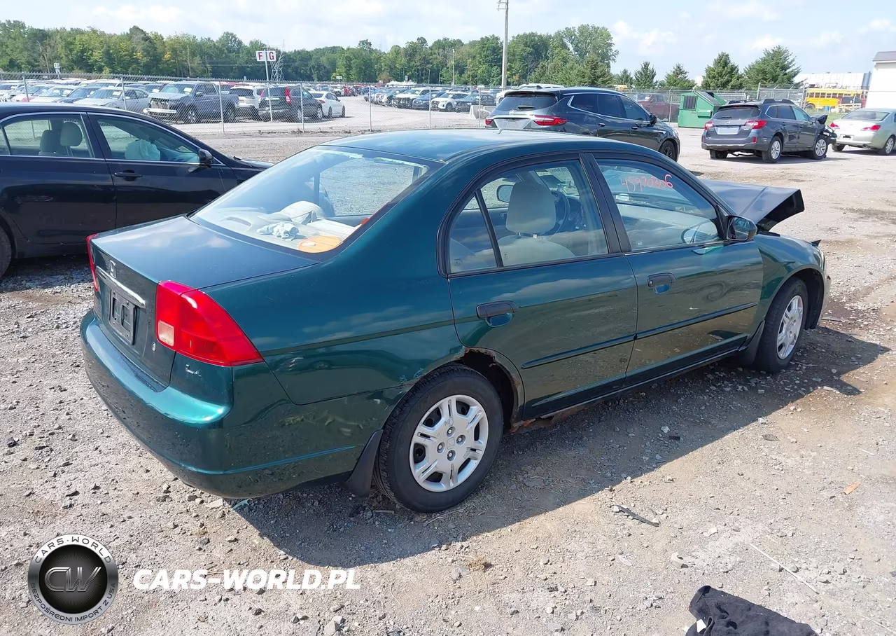 2001 Honda Civic Lx VIN:2HGES16531H609347 - 4
