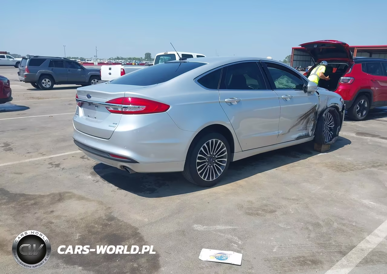 2017 Ford Fusion Se VIN:3FA6P0HD1HR271650 - 4