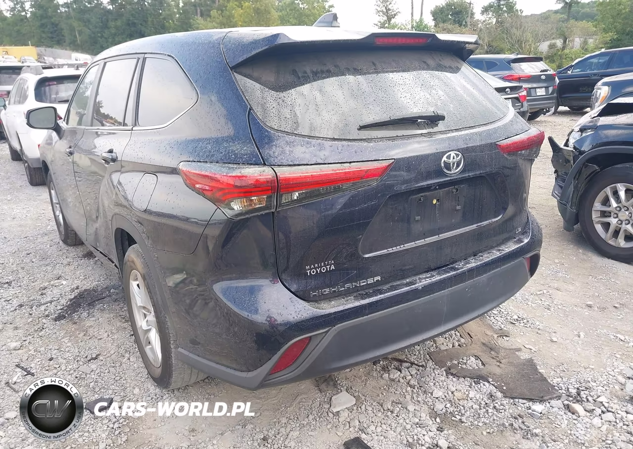 2023 Toyota Highlander Le VIN:5TDKDRAHXPS016154 - 3