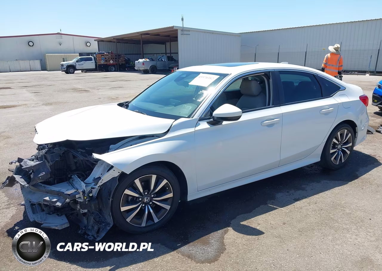 2022 Honda Civic Ex VIN:2HGFE1F76NH310955 - 2