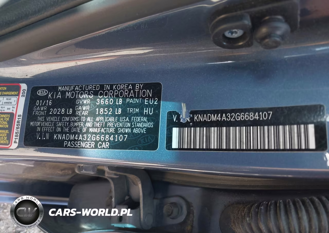2016 Kia Rio Lx VIN:KNADM4A32G6684107 - 9