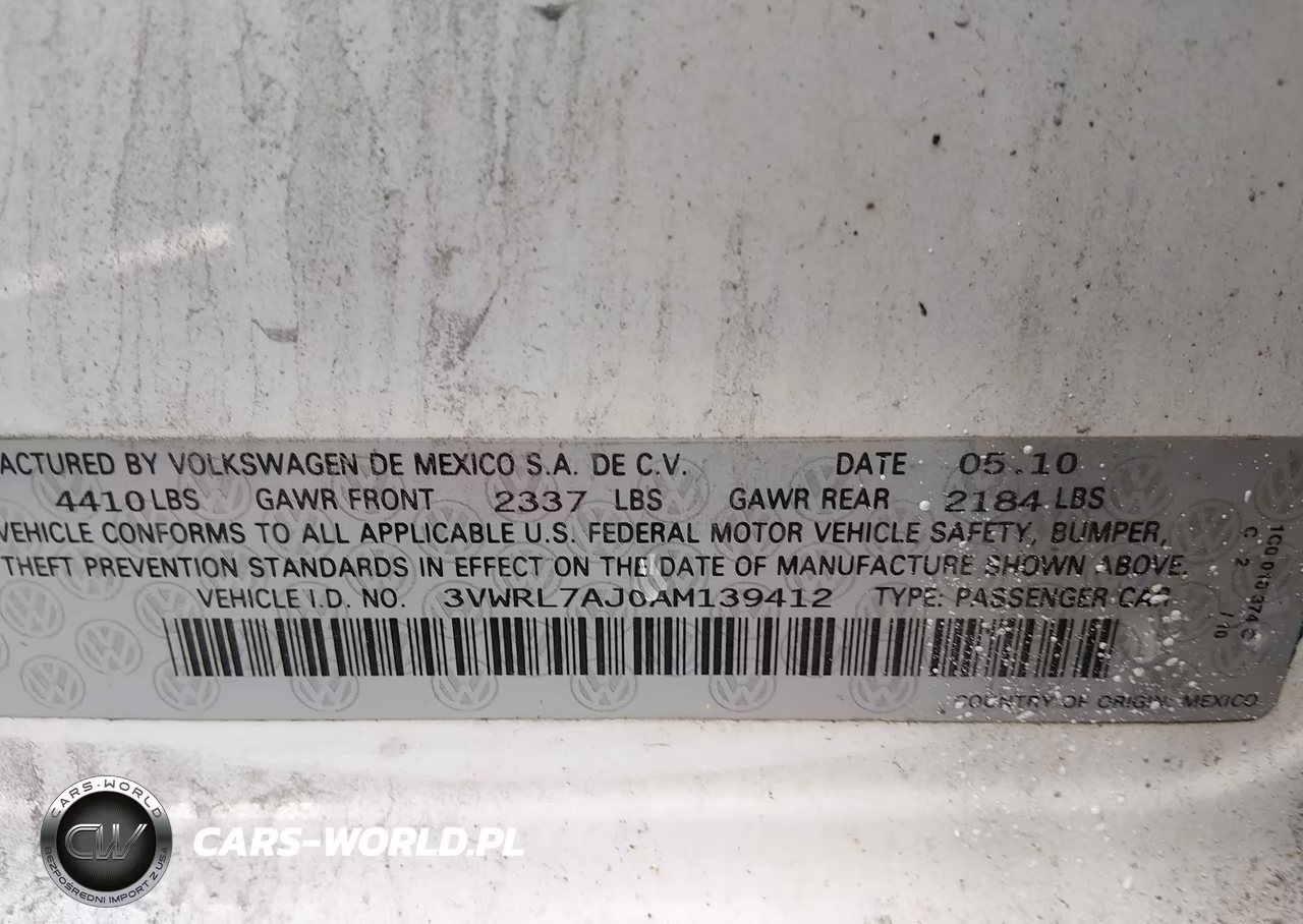 2010 Volkswagen Jetta Tdi VIN:3VWRL7AJ0AM139412 - 9