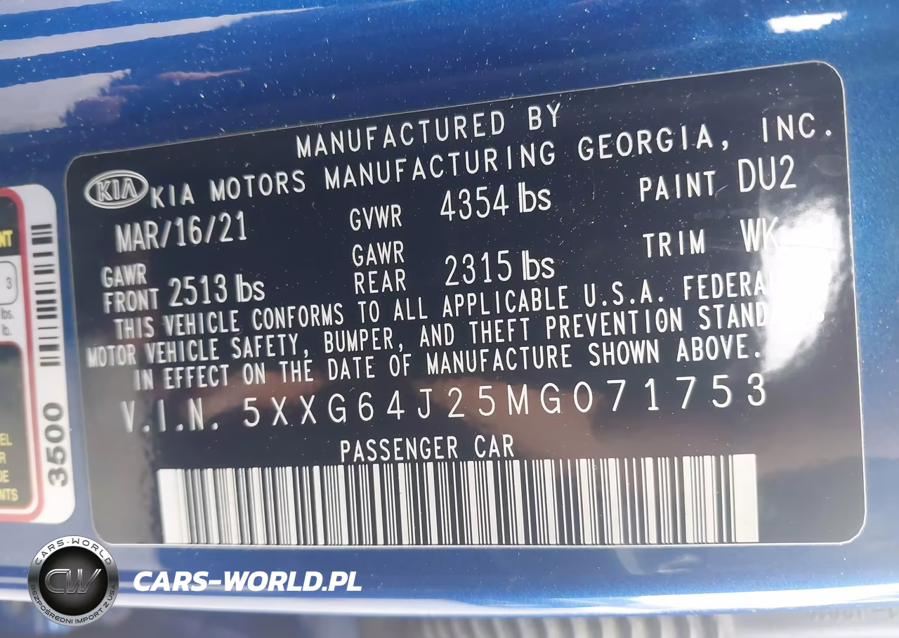2021 Kia K5 Gt-Line VIN:5XXG64J25MG071753 - 9