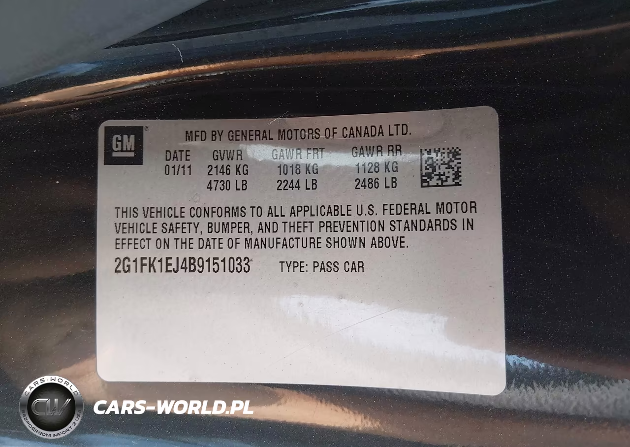 2011 Chevrolet Camaro 2Ss VIN:2G1FK1EJ4B9151033 - 9