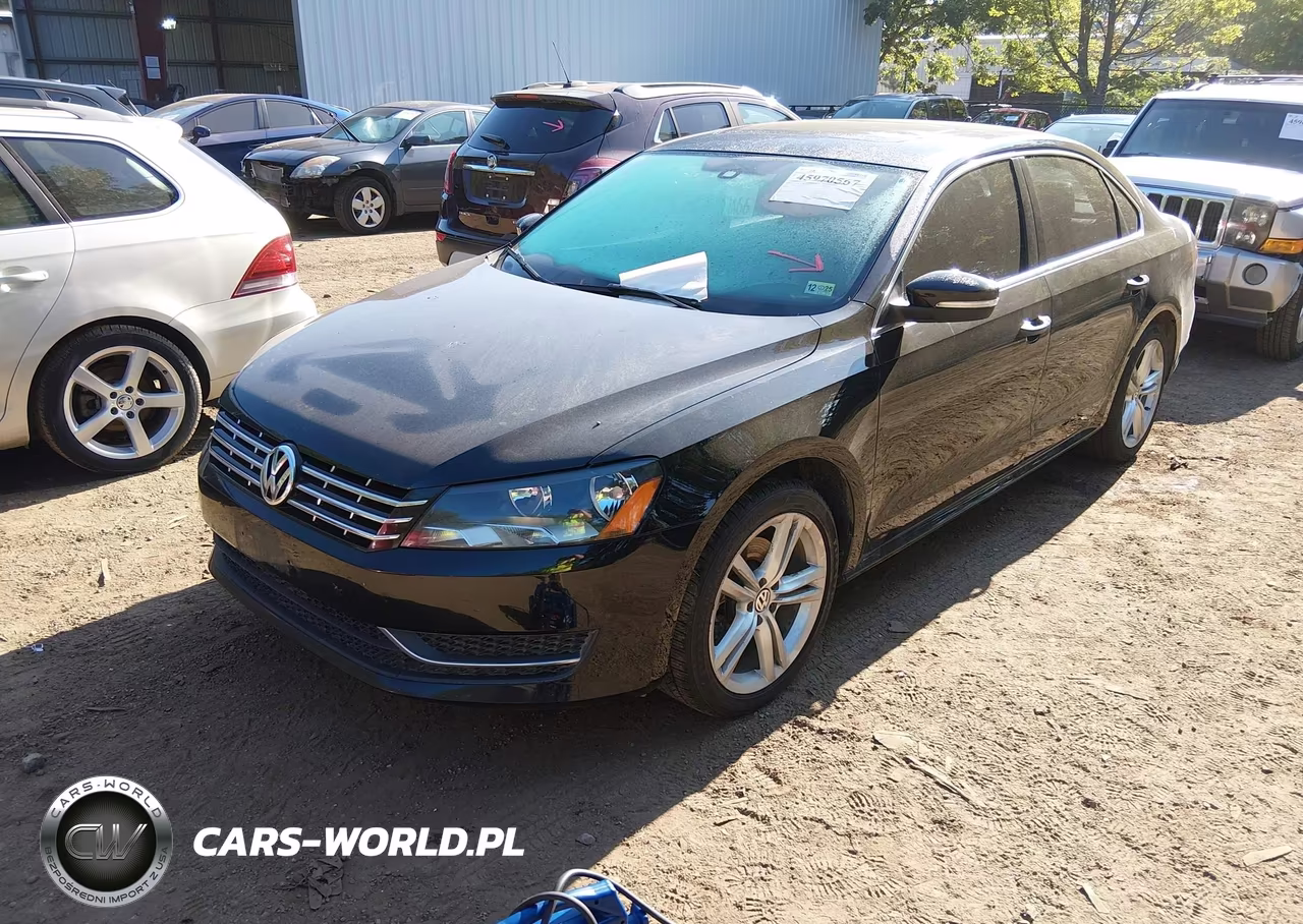 2014 Volkswagen Passat 2.0L Tdi Se VIN:1VWBN7A3XEC072256 - 2