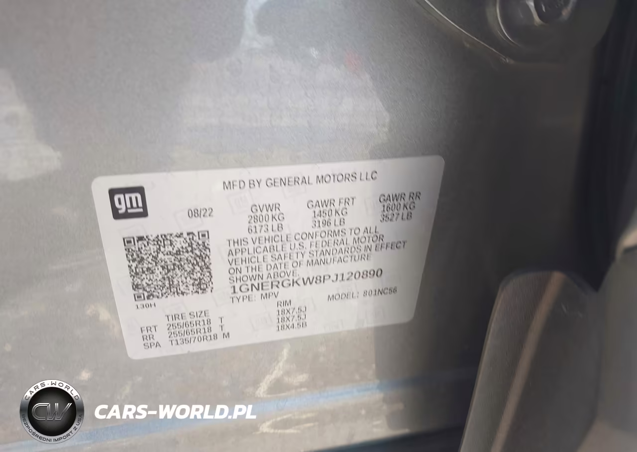 2023 Chevrolet Traverse Fwd Lt Cloth VIN:1GNERGKW8PJ120890 - 9