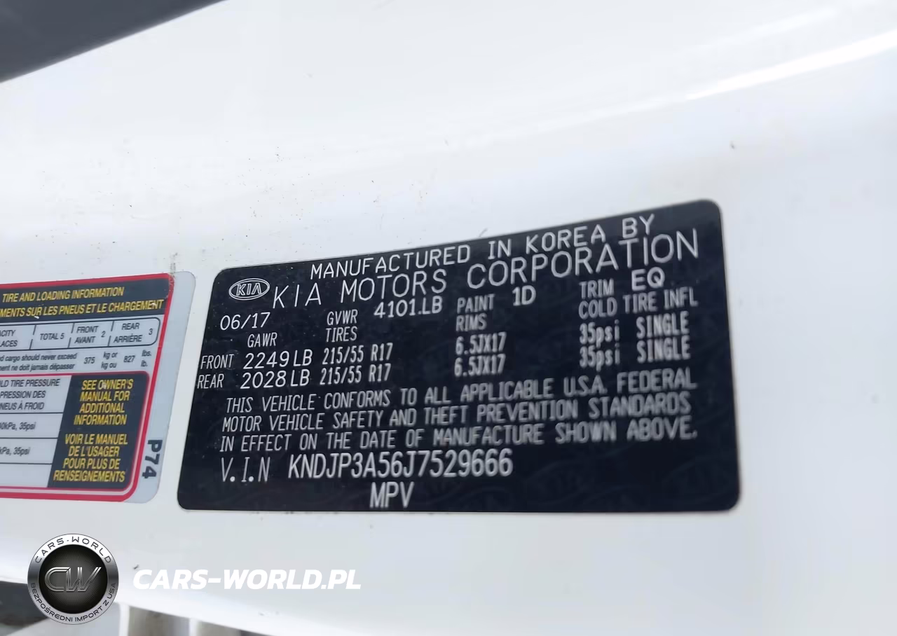 2018 Kia Soul + VIN:KNDJP3A56J7529666 - 9