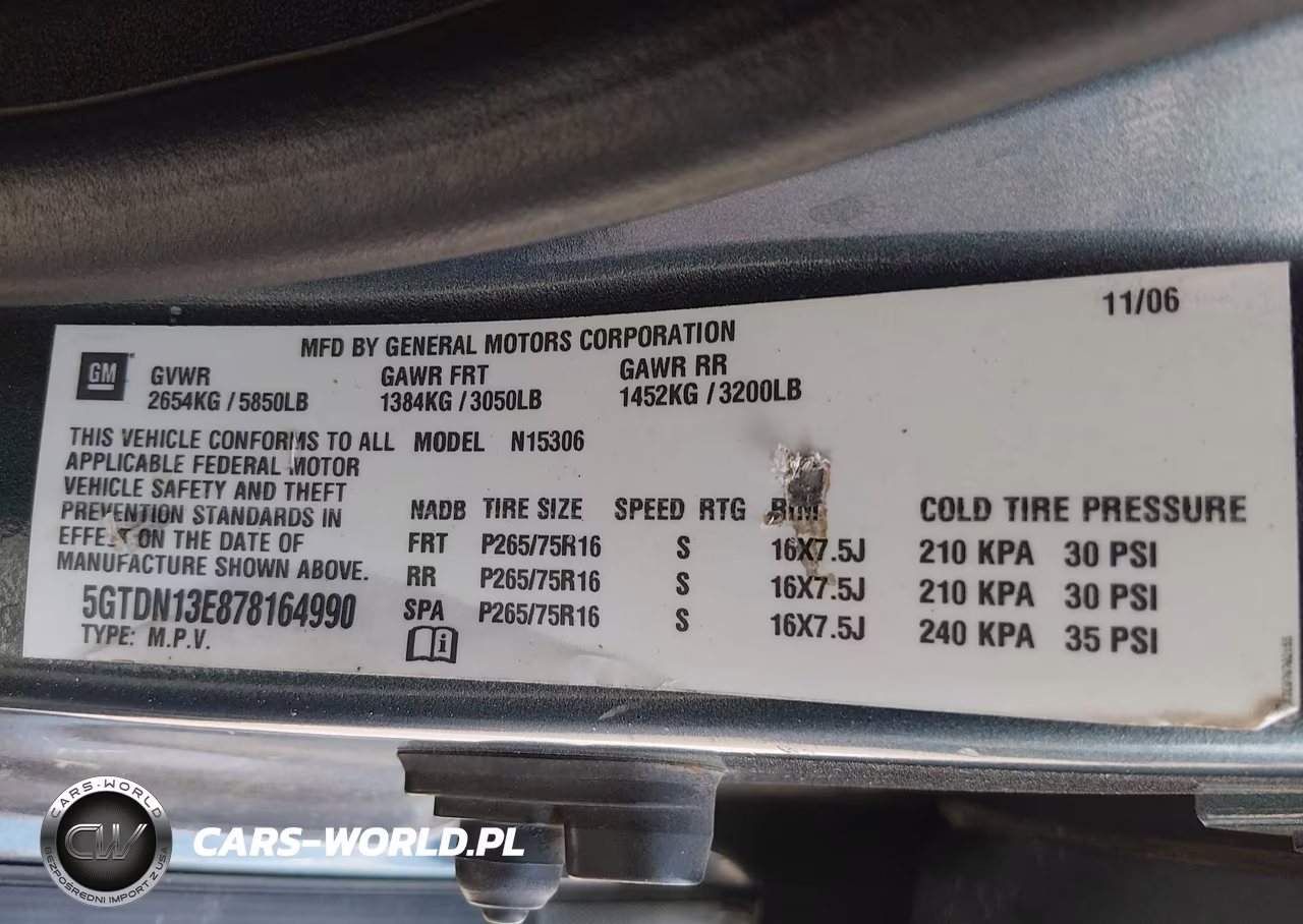 2007 Hummer H3 Suv VIN:5GTDN13E878164990 - 9