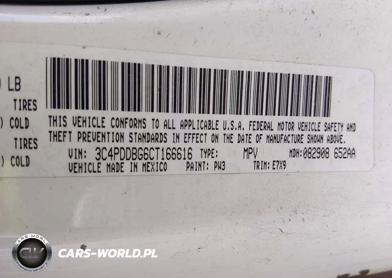 2012 Dodge Journey Sxt VIN:3C4PDDBG6CT166616 - 9